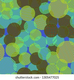 Abstract background - multicolored trend seamless pattern.