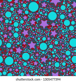 Abstract background - multicolored trend seamless pattern.