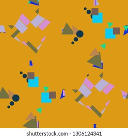 Abstract background - multicolored trend seamless pattern.