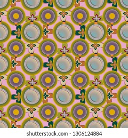 Abstract background - multicolored trend seamless pattern.