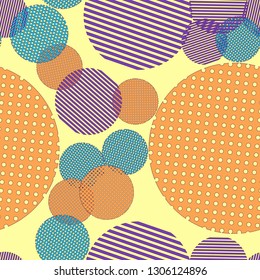 Abstract background - multicolored trend seamless pattern.