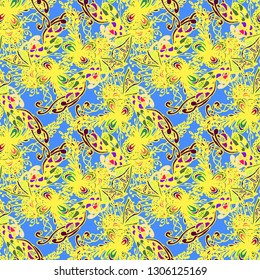 Abstract background - multicolored trend seamless pattern.