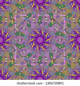 Abstract background - multicolored trend seamless pattern.