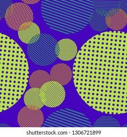 Abstract background - multicolored trend seamless pattern.