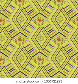 Abstract background - multicolored trend seamless pattern.