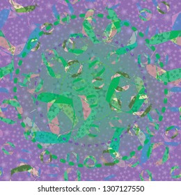 Abstract background - multicolored trend seamless pattern.