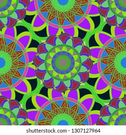 Abstract background - multicolored trend seamless pattern.