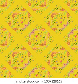 Abstract background - multicolored trend seamless pattern.