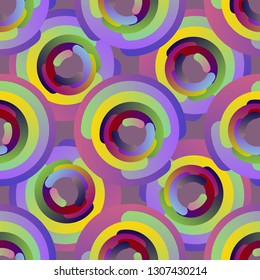 Abstract background - multicolored trend seamless pattern.