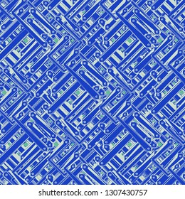 Abstract background - multicolored trend seamless pattern.