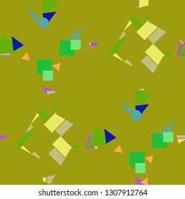 Abstract background - multicolored trend seamless pattern.