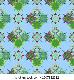 Abstract background - multicolored trend seamless pattern.