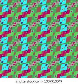 Abstract background - multicolored trend seamless pattern.