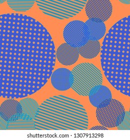 Abstract background - multicolored trend seamless pattern.