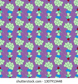 Abstract background - multicolored trend seamless pattern.