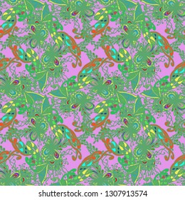 Abstract background - multicolored trend seamless pattern.