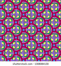 Abstract background - multicolored trend seamless pattern.