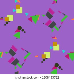 Abstract background - multicolored trend seamless pattern.