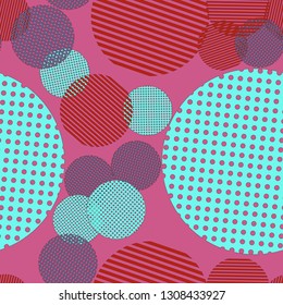Abstract background - multicolored trend seamless pattern.
