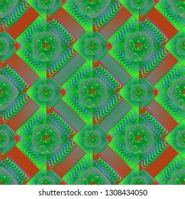 Abstract background - multicolored trend seamless pattern.
