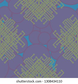 Abstract background - multicolored trend seamless pattern.