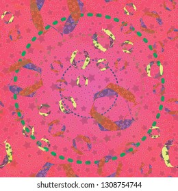 Abstract background - multicolored trend seamless pattern.