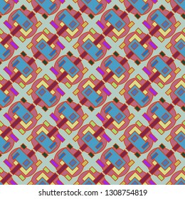 Abstract background - multicolored trend seamless pattern.