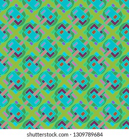 Abstract background - multicolored trend seamless pattern.