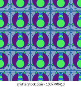 Abstract background - multicolored trend seamless pattern.