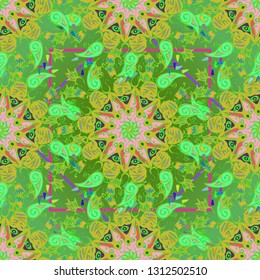 Abstract background - multicolored trend seamless pattern.