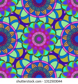 Abstract background - multicolored trend seamless pattern.