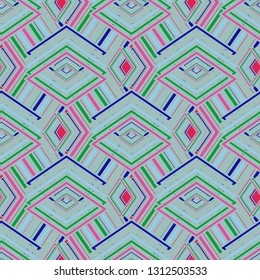 Abstract background - multicolored trend seamless pattern.