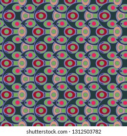 Abstract background - multicolored trend seamless pattern.