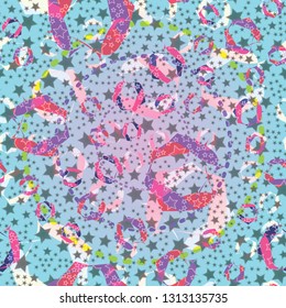 Abstract background - multicolored trend seamless pattern.