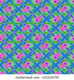 Abstract background - multicolored trend seamless pattern.