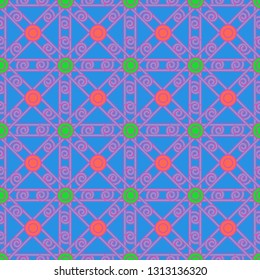 Abstract background - multicolored trend seamless pattern.