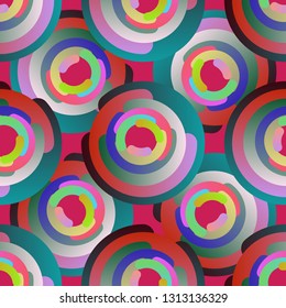Abstract background - multicolored trend seamless pattern.