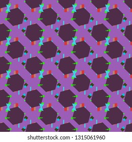 Abstract background - multicolored trend seamless pattern.