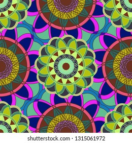 Abstract background - multicolored trend seamless pattern.