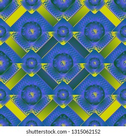 Abstract background - multicolored trend seamless pattern.