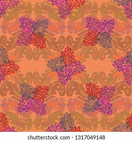 Abstract background - multicolored trend seamless pattern.