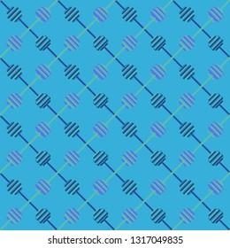 Abstract background - multicolored trend seamless pattern.
