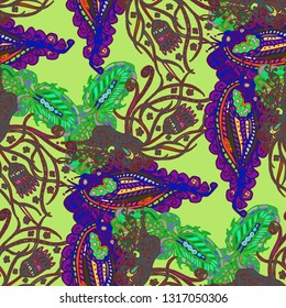 Abstract background - multicolored trend seamless pattern.