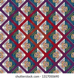 Abstract background - multicolored trend seamless pattern.