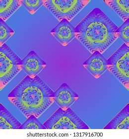 Abstract background - multicolored trend seamless pattern.