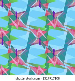 Abstract background - multicolored trend seamless pattern.