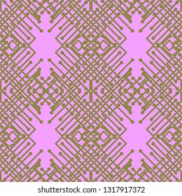 Abstract background - multicolored trend seamless pattern.