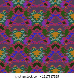 Abstract background - multicolored trend seamless pattern.