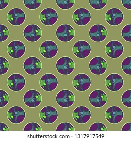 Abstract background - multicolored trend seamless pattern.
