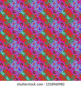 Abstract background - multicolored trend seamless pattern.